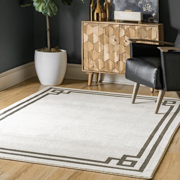 Nuloom Imani Border Area Rug 4ft x 6ft RZSP19B-406 - main